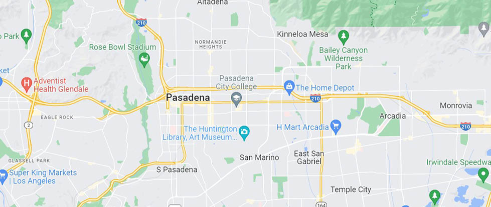 Map Pasadena